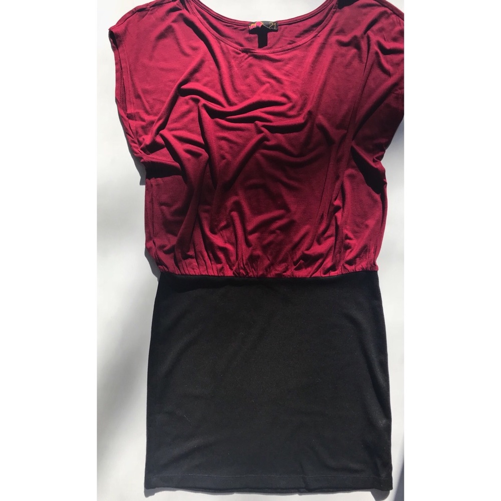 Burgundy & black Top
